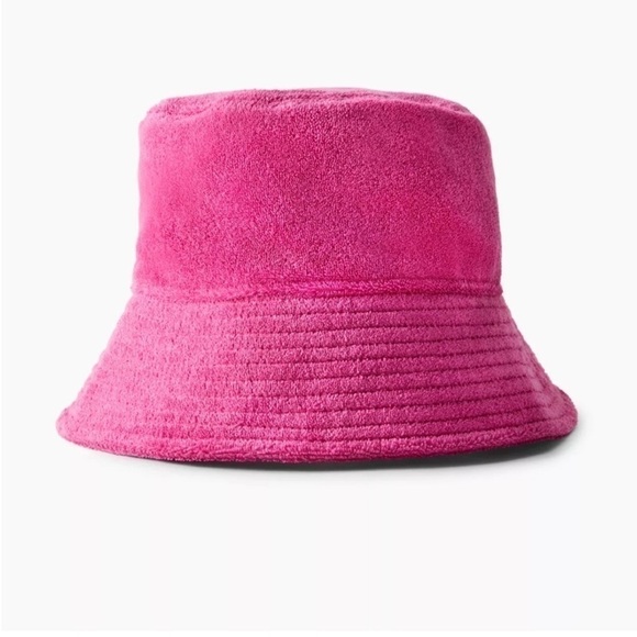 Wilfred Accessories - Wilfred Free Pink Terry Cloth Bucket Hat M/L